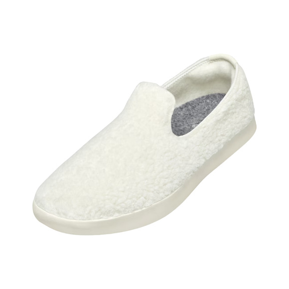 Allbirds Natural White Cozy Soft Merino Wool Lounger Fluff Slip-ons Size 13 - Picture 4 of 7